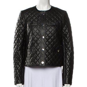 MAJE Lamb Leather Evening Jacket
